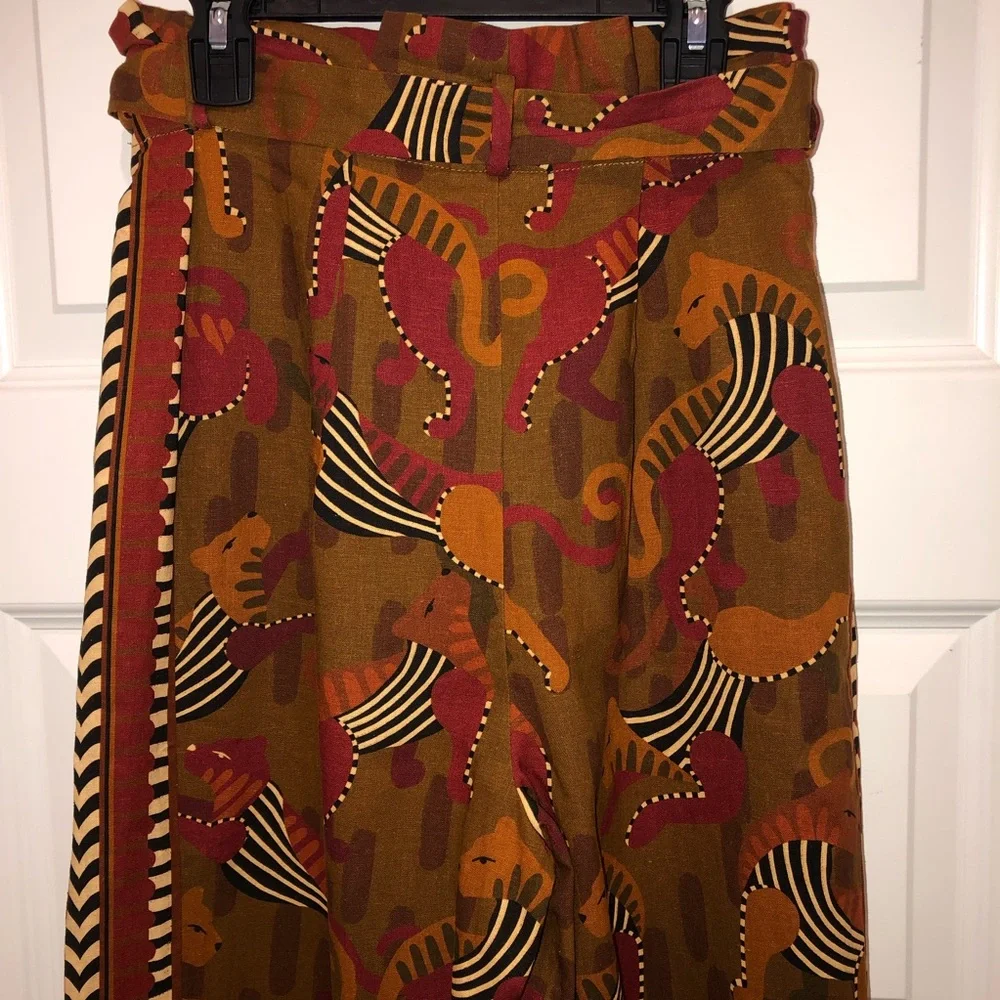 FARM Rio Multicolor Patterned Trousers - Picture 9 of 11